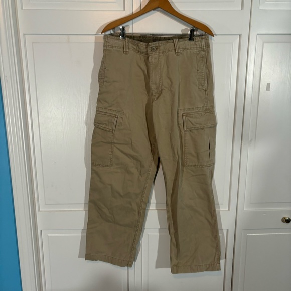 Men's Old Navy Tan Cargo Pants 31 X 30 Work Everday - Picture 10 of 10